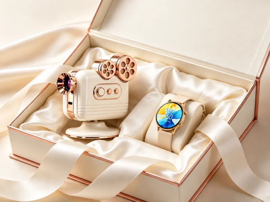 Retro projection gift collection presented in a premium gift box